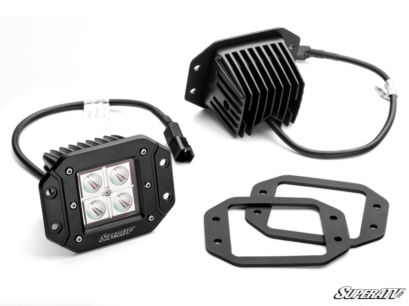 Photo of SuperATV 3" LED Recessed Cube Lights by SuperATV - Premium Light Pods for UTVs / Side by Sides