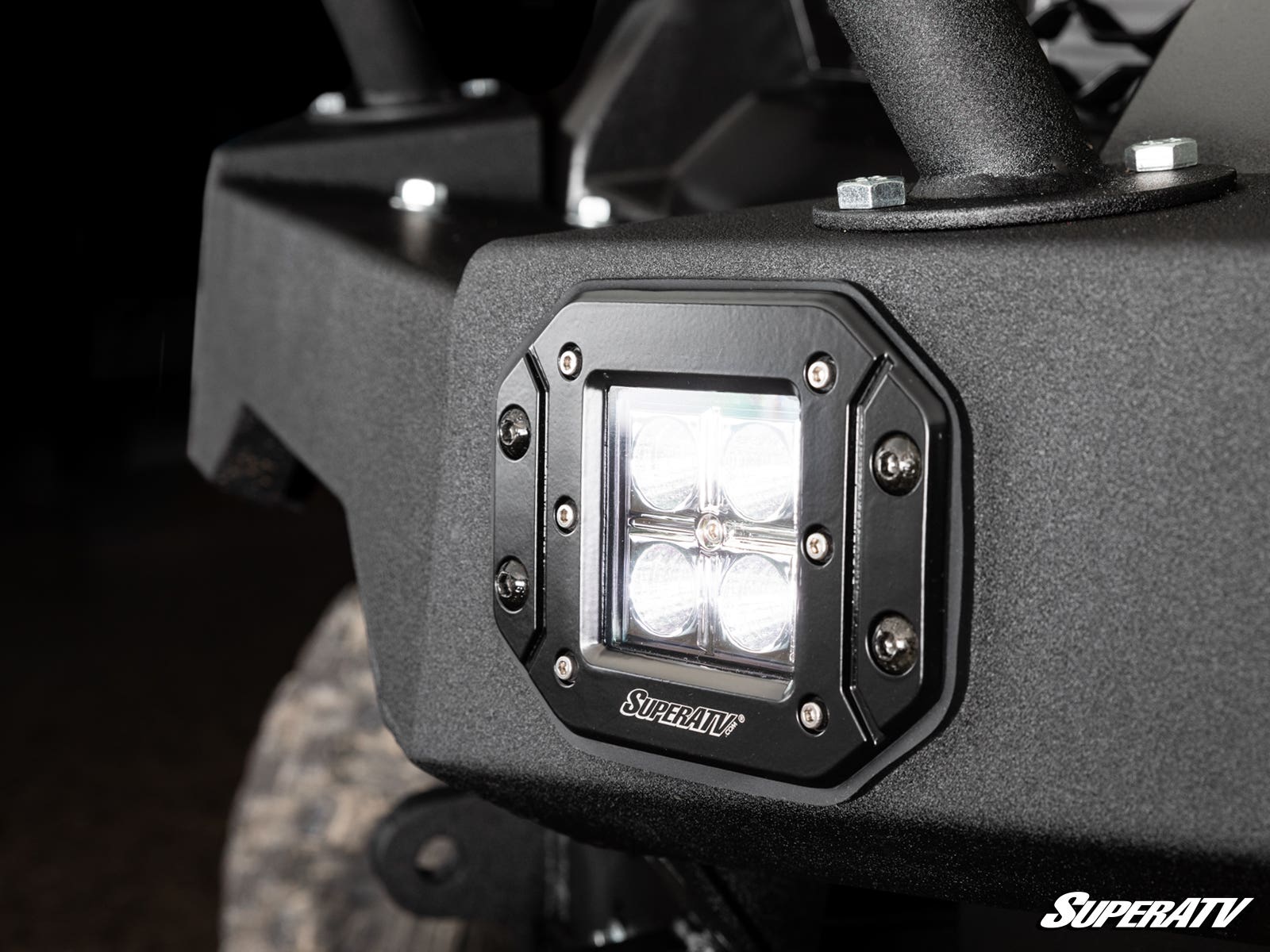 Photo of SuperATV 3" LED Recessed Cube Lights by SuperATV - Premium Light Pods for UTVs / Side by Sides
