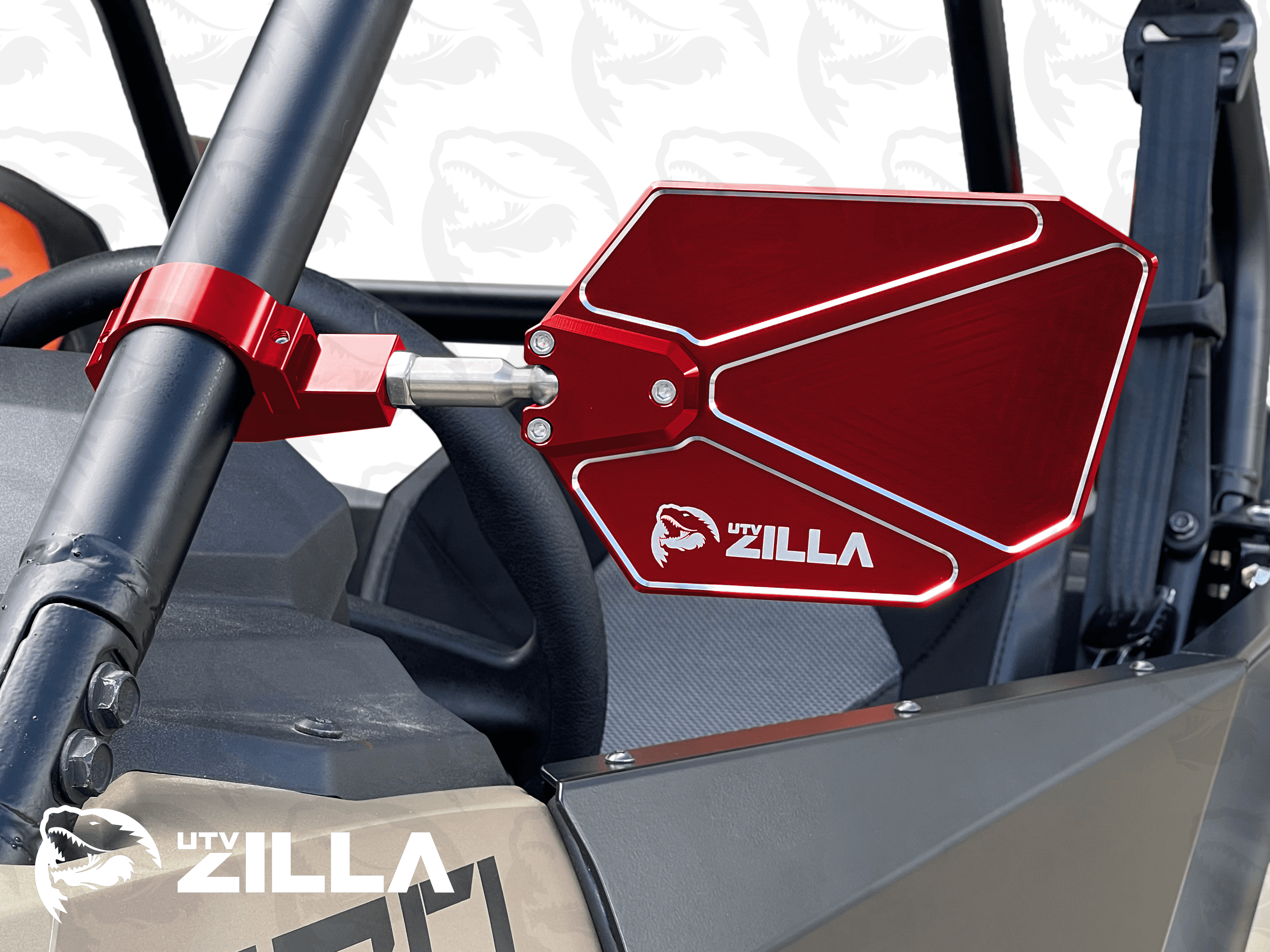 Photo of SABER Billet Mirrors by UTVZILLA - Premium for UTVs / Side by Sides