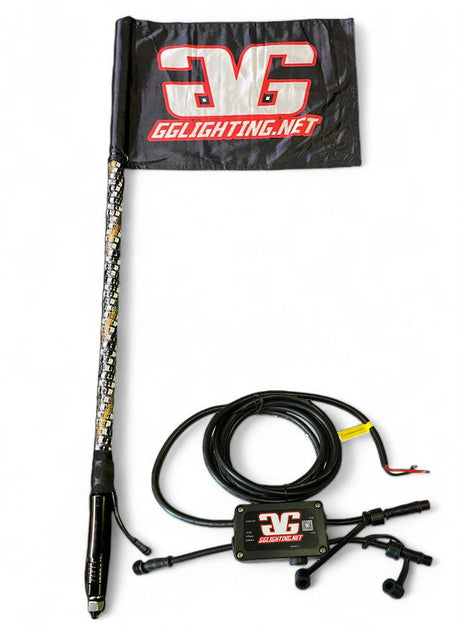 Revo 3' RGB Bluetooth Lighted Whip