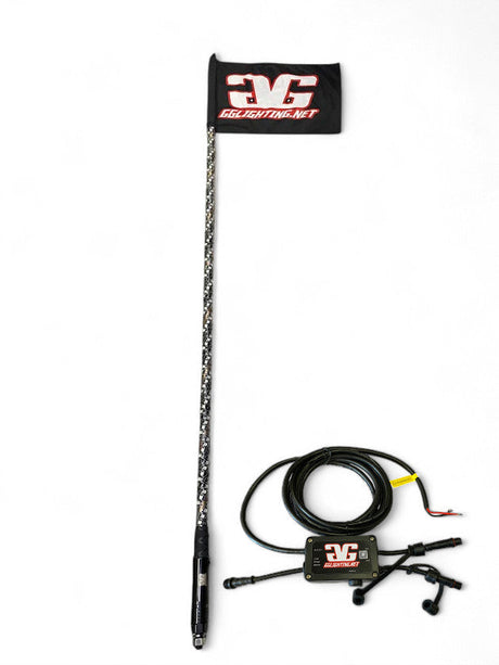 Revo 5' RGB Bluetooth Lighted Whip