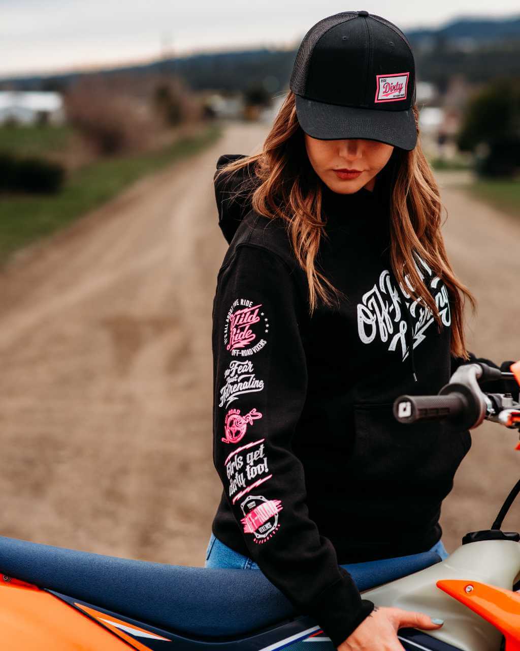 Photo of Rewind 2.0 Unisex Pullover Hoodie by OFF-ROAD VIXENS CLOTHING CO. - Premium Apparel & Accessories for UTVs / Side by Sides
