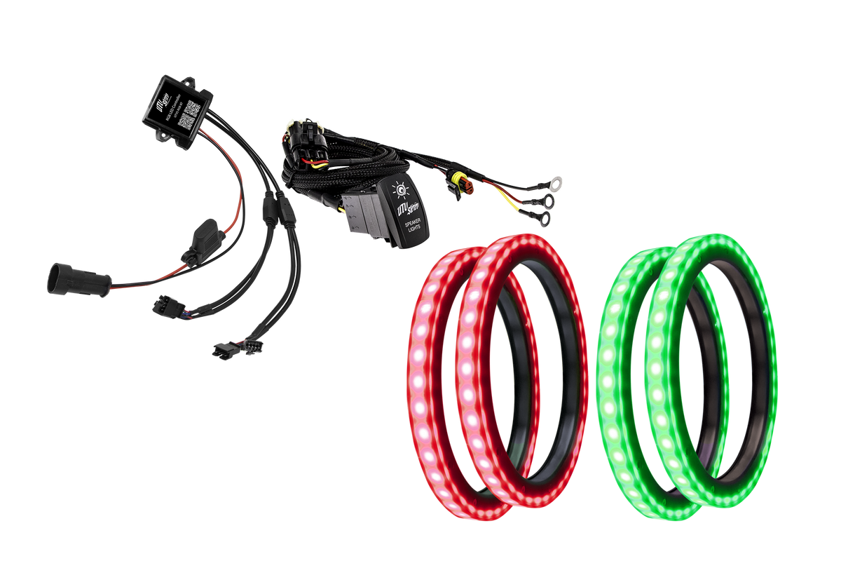 6.5" RGB LED Speaker Rings (Pair)