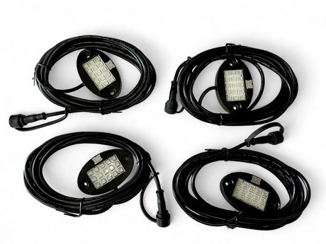 Revo 4 Piece RGB Bluetooth Rock Light Kit