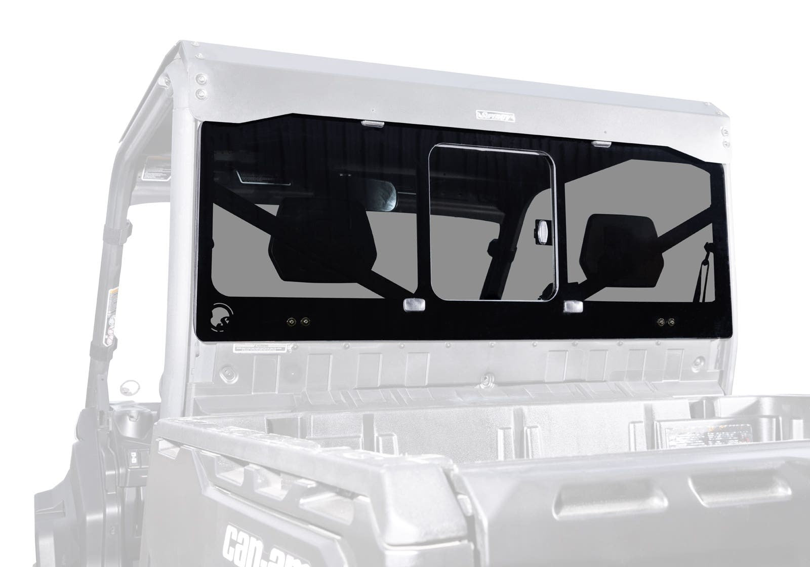 Can-Am Defender HD8 Glass Sliding Rear Windshield