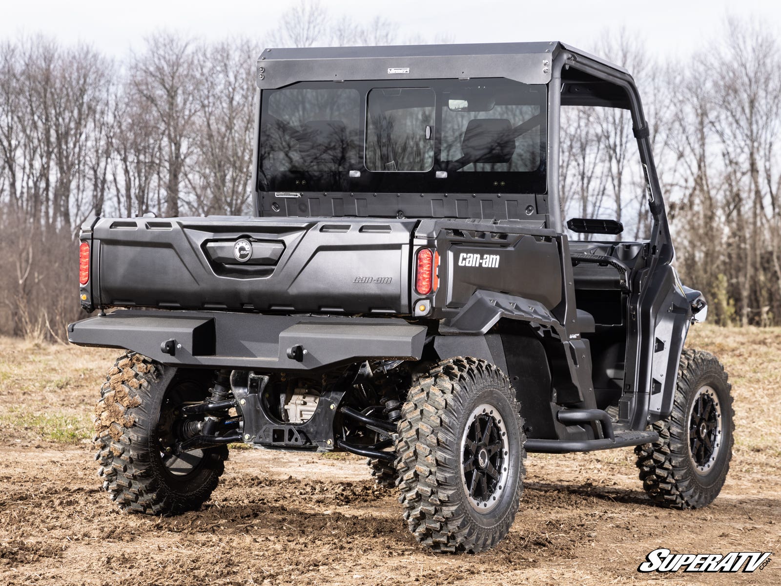 Photo of SuperATV Can-Am Defender Glass Sliding Rear Windshield by SuperATV - Premium Windshields for UTVs / Side by Sides