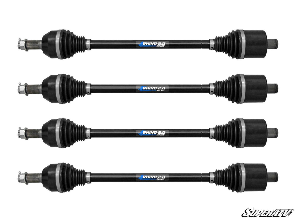 SuperATV Polaris RZR Pro R Heavy-Duty Axles—Rhino 2.0