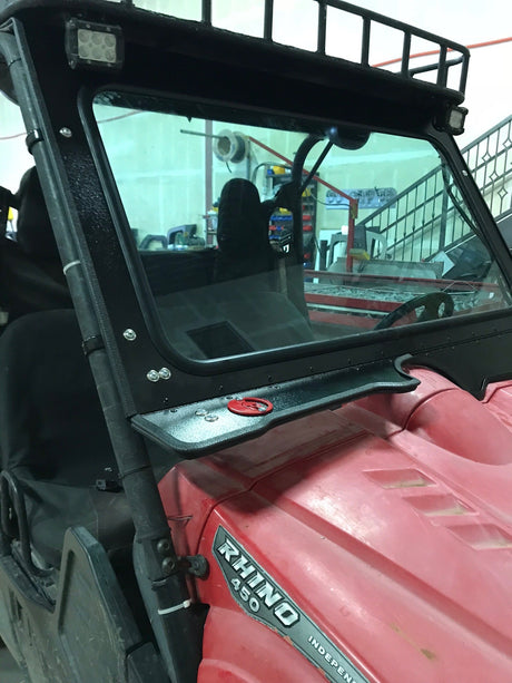Photo of YAMAHA RHINO FRONT WINDSHIELD 2005-2012 by Dirt Warrior Accessories - Premium Windshields for UTVs / Side by Sides