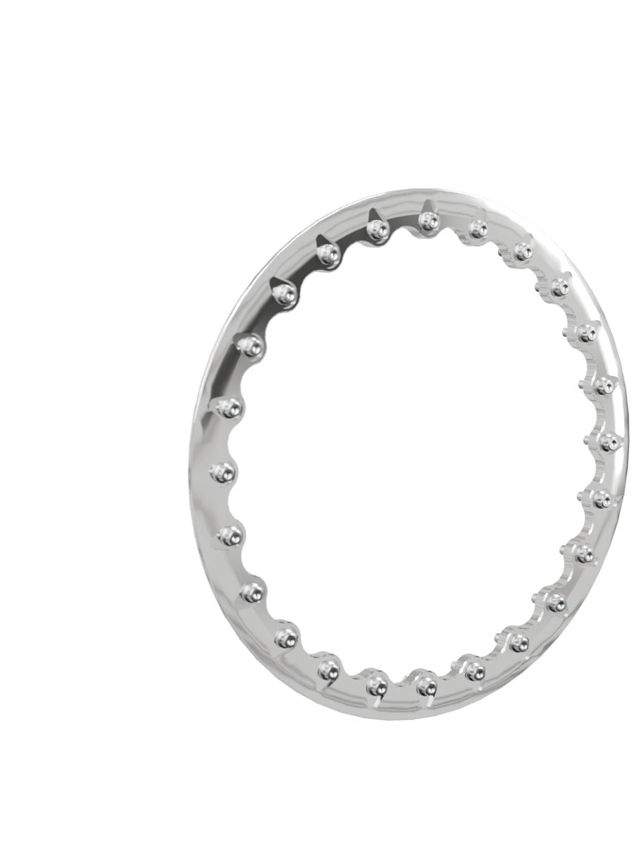 Packard Icon - FF Forged Beadlock - Silver - beadlock ring option ring polished v1
