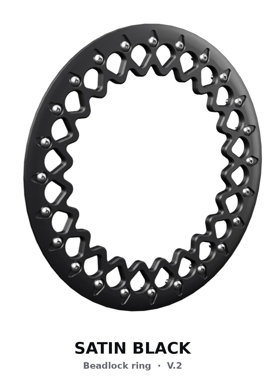 Packard Icon - FF Forged Beadlock - Silver - beadlock ring option ring satin black v2
