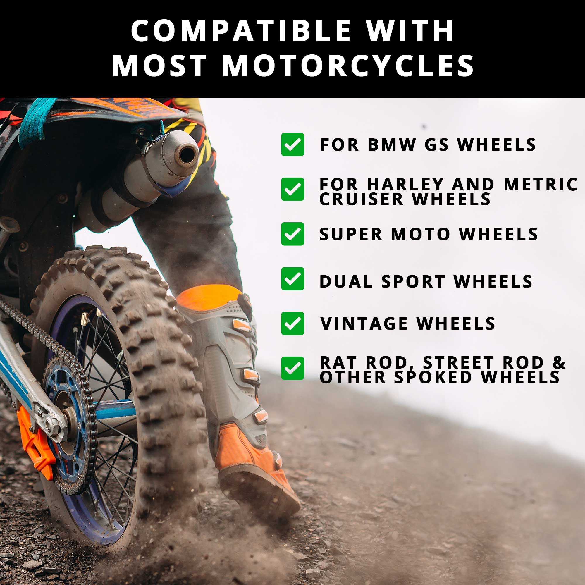 Photo of 14 Pack Spoke Wheel Weights (Brass) by Rippin Moto - Premium Wheels for UTVs / Side by Sides