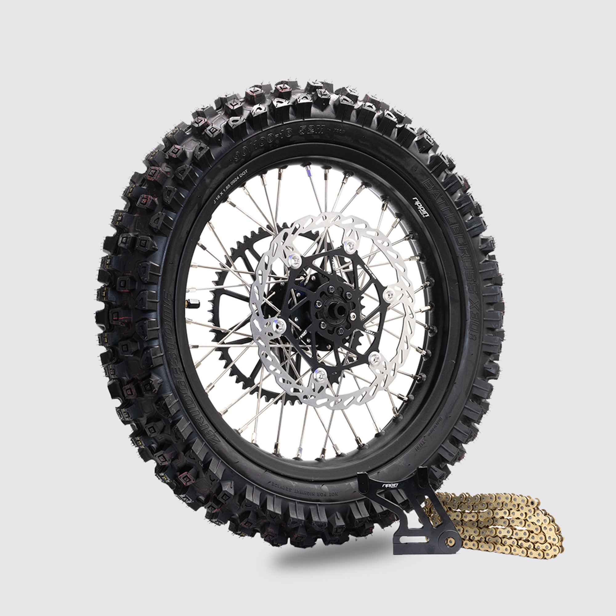Photo of 16" Blackline Rear Wheel (Off-Road) for Surron LBX & E-Ride PRO SS 2.0 by Rippin Moto - Premium Wheels for UTVs / Side by Sides