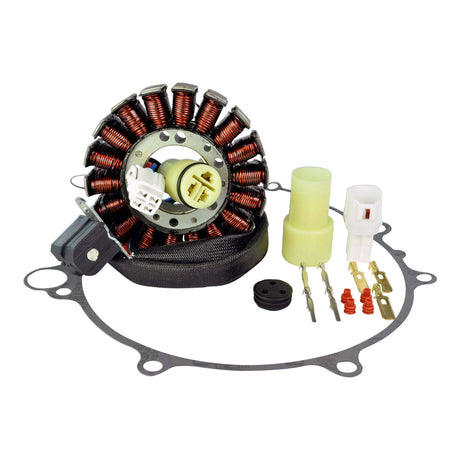Photo of Kit High Output Stator 300 W + Crankcase Cover Gasket for Yamaha YFM 660 R Raptor 2001-2005 by RM STATOR - Premium for UTVs / Side by Sides