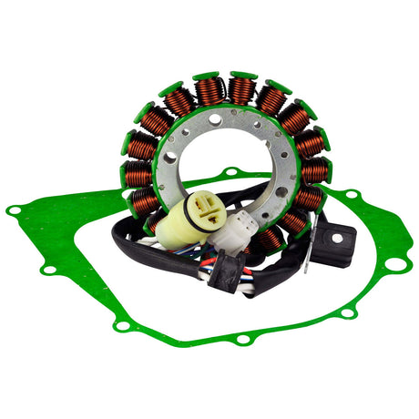 Photo of High Output Stator 300 W + Stator Cover Gasket for Yamaha Raptor 350 Warrior 350 Wolverine 350 Big Bear 400 2000-2013 by RM STATOR - Premium for UTVs / Side by Sides