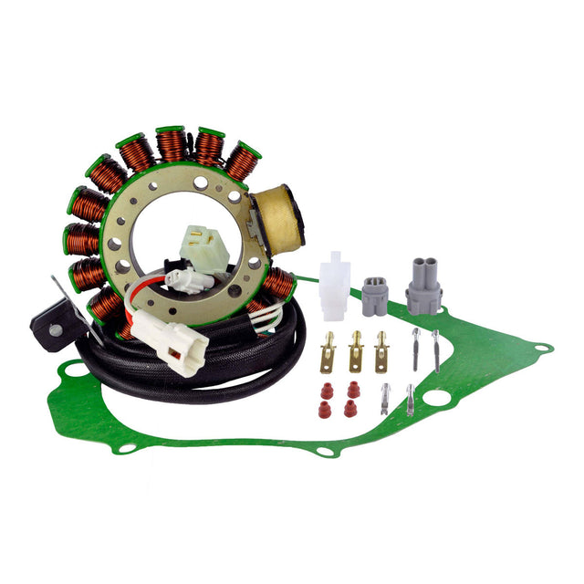 Photo of Stator + Stator Crankcase Cover Gasket for Yamaha YFM 350 Big Bear YFM 350 Warrior YFM 400 Kodiak 1993-2001 by RM STATOR - Premium for UTVs / Side by Sides