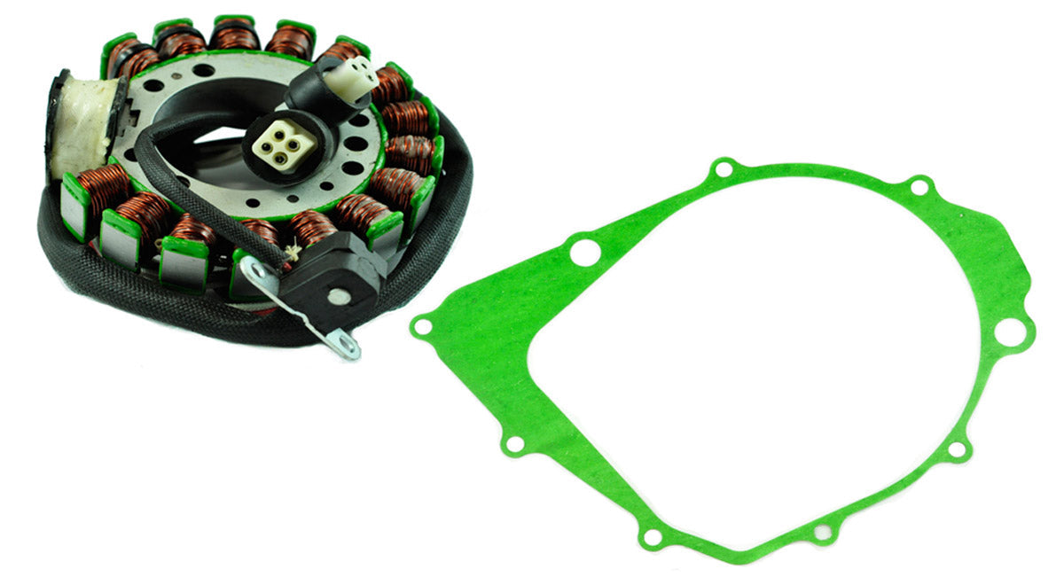 Photo of Stator + Crankcase Cover Gasket for Yamaha YFM 350 Big Bear YFM 350 Moto-4 YFM 350 Warrior 1988-1995 by RM STATOR - Premium for UTVs / Side by Sides