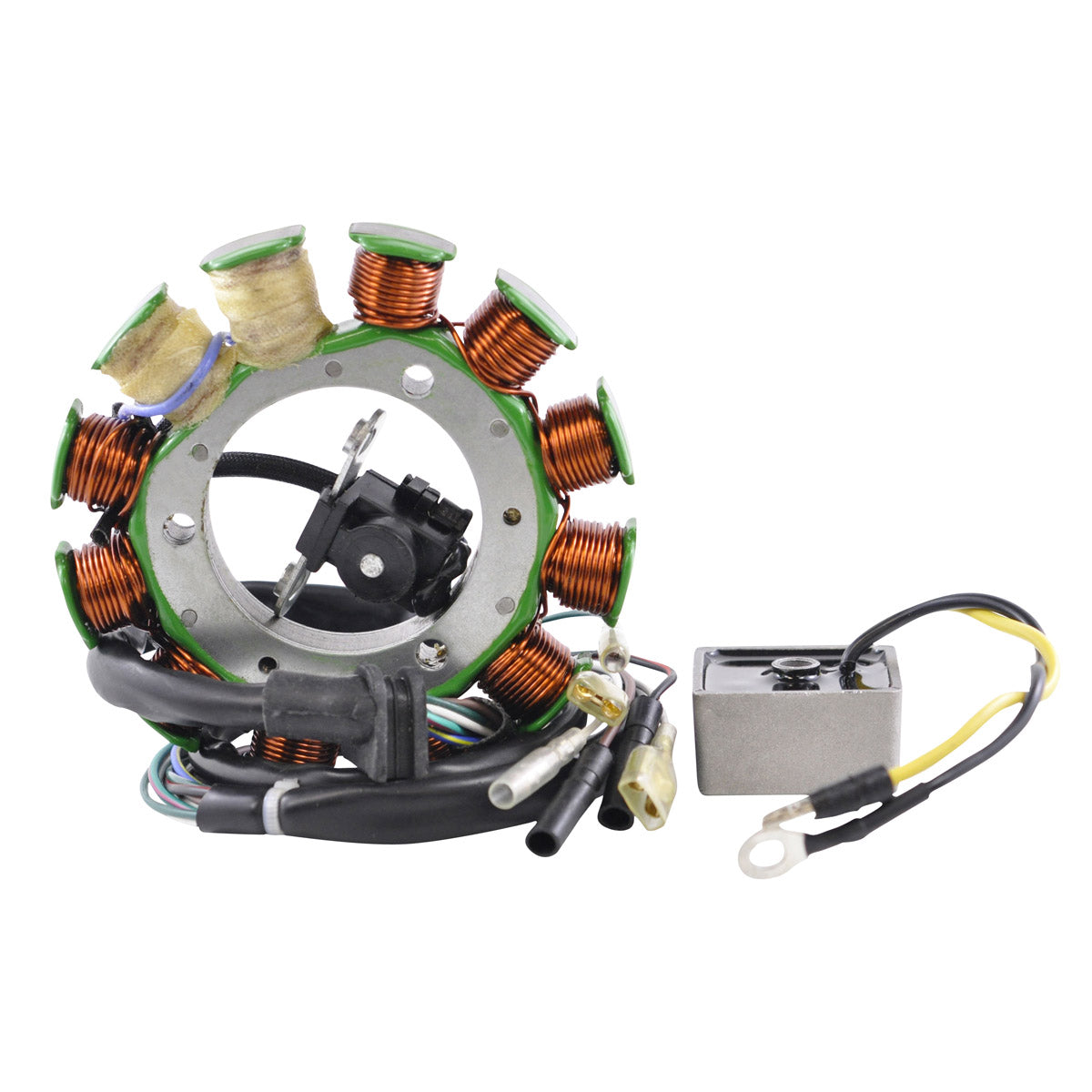 Photo of High Output Stator + AC Regulator for Honda XR 400 R XR 650 R 1996-2007 | OEM Repl.# 31120-KCY-671 / 31120-MBN-671 by RM STATOR - Premium for UTVs / Side by Sides