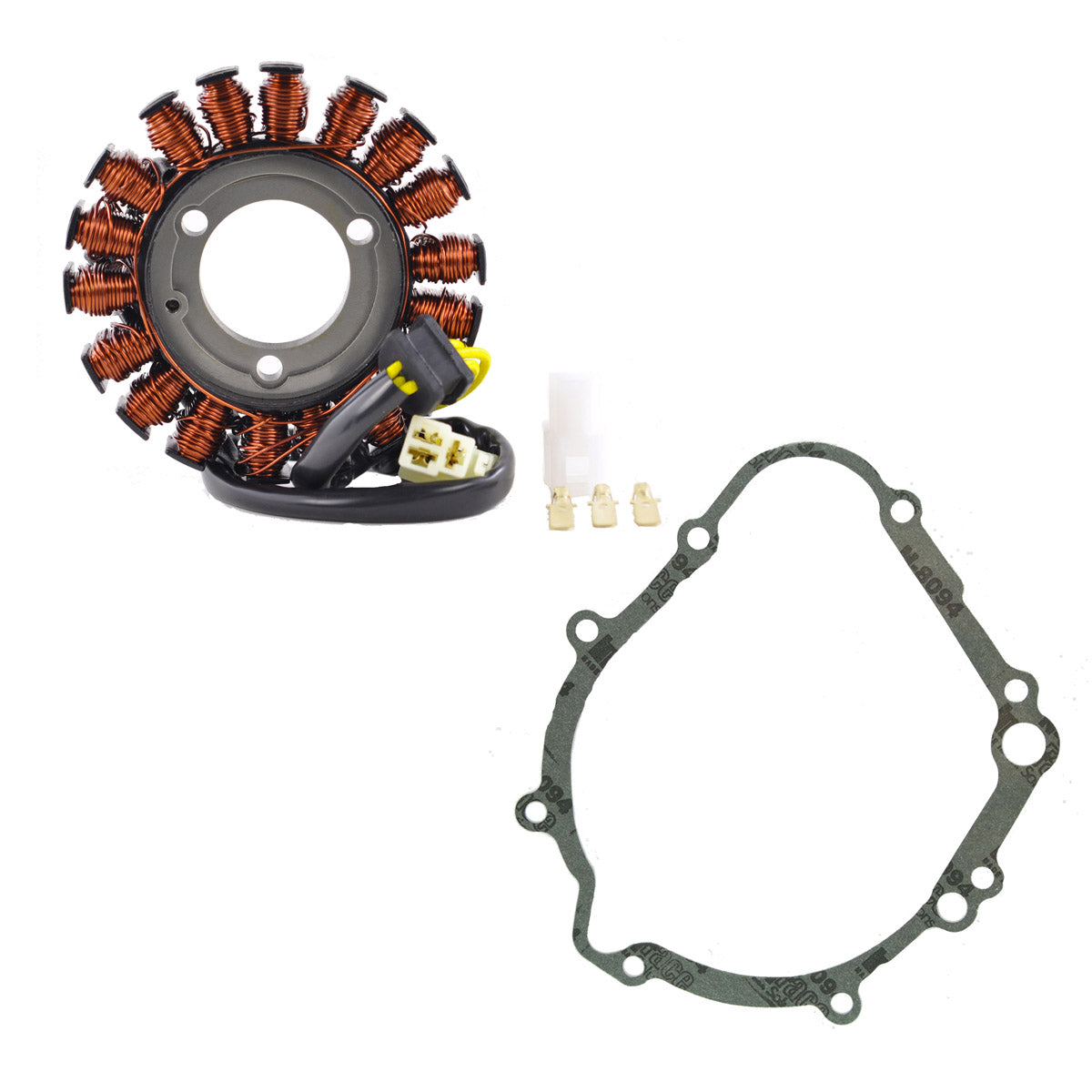 Photo of Generator Stator + Gasket for Suzuki GSXR 600 / 750 2006-2024 | # 31401-01H11 31401-01H20 by RM STATOR - Premium for UTVs / Side by Sides