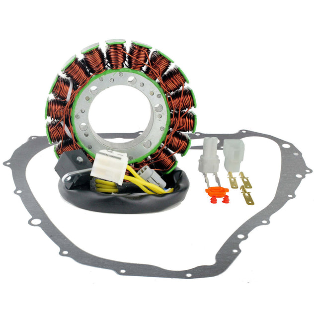 Photo of Kit Generator Stator + Cover Gasket for Suzuki LTA 700 X / 750 KingQuad AXi 2005-2018 | OEM# 32101-31G01 / 11483-31G00 by RM STATOR - Premium for UTVs / Side by Sides