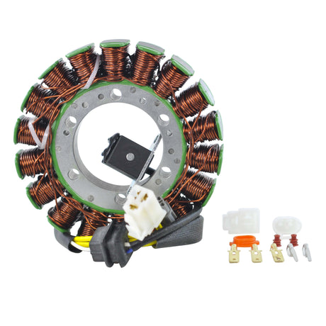 Photo of Kit Generator Stator + Cover Gasket for Suzuki LTA 700 X / 750 KingQuad AXi 2005-2018 | OEM# 32101-31G01 / 11483-31G00 by RM STATOR - Premium for UTVs / Side by Sides