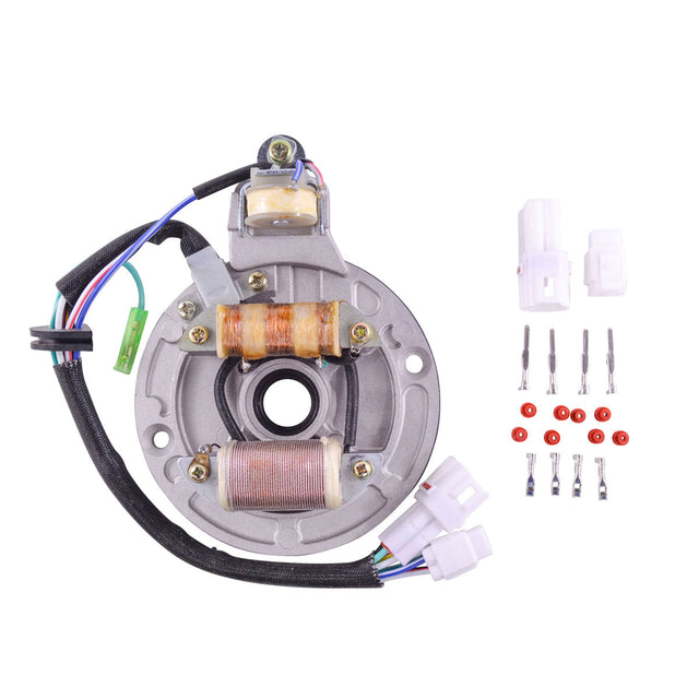 Photo of Stator for Yamaha YFM 50 / 80 Raptor Badger Grizzly 1995-2008 | # 4EM-85560-10-00 4EM-85560-12-00 4EM-85560-13-00 by RM STATOR - Premium for UTVs / Side by Sides