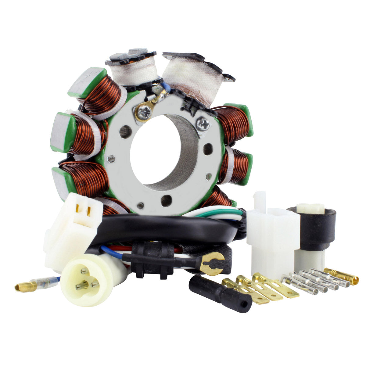 Photo of Stator for Yamaha XT 225 Serow 1992-2000 XT225 | OEM Repl.# 4BE-81410-01-00 / 4BE-81410-00-00 by RM STATOR - Premium for UTVs / Side by Sides