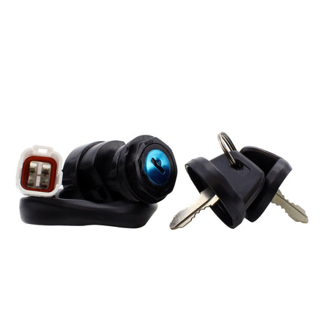 Photo of 2-Position Ignition Key Switch for Yamaha Big Bear Warrior Wolverine Kodiak Grizzly Banshee 250 350 400 600 1993-2008 by RM STATOR - Premium for UTVs / Side by Sides
