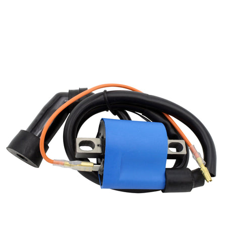 Photo of External Ignition Coil w/Cap for Arctic Cat 150 | Honda ATC | Suzuki LTF | Yamaha YFM 350 1980-2025 | 3KJ-82310-00-00 by RM STATOR - Premium for UTVs / Side by Sides