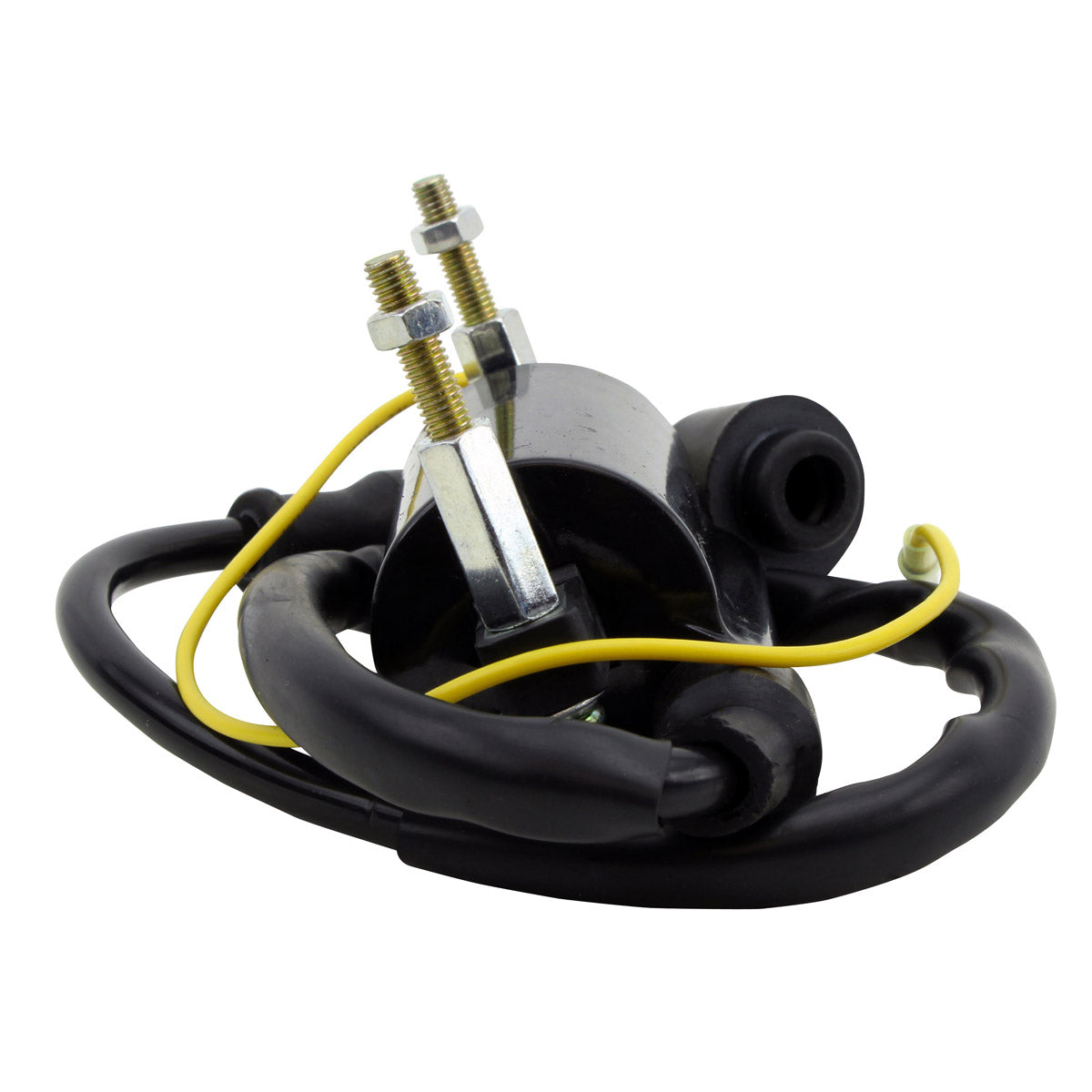 Photo of External Ignition Coil with Spark Plug Cap for Kawasaki KLF 300 Bayou B C 1988-2004 by RM STATOR - Premium for UTVs / Side by Sides