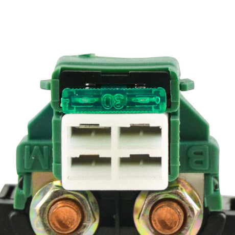 Photo of Universal Starter Relay Solenoid Switch with Multiple Connectors ( UTV ATV Motorcycle Watercraft ) by RM STATOR - Premium for UTVs / Side by Sides