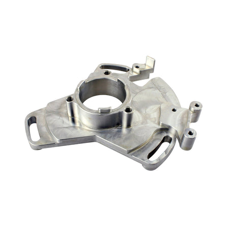 Photo of Performance Machined Aluminum Adjustable Stator Timing Back Plate for Yamaha YFZ350 Banshee 1987-2006 Sparkling Silver by RM STATOR - Premium for UTVs / Side by Sides