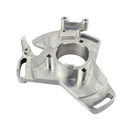 Photo of Performance Machined Aluminum Adjustable Stator Timing Back Plate for Yamaha YFZ350 Banshee 1987-2006 Sparkling Silver by RM STATOR - Premium for UTVs / Side by Sides