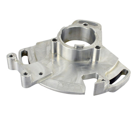 Photo of Performance Machined Aluminum Adjustable Stator Timing Back Plate for Yamaha YFZ350 Banshee 1987-2006 Sparkling Silver by RM STATOR - Premium for UTVs / Side by Sides