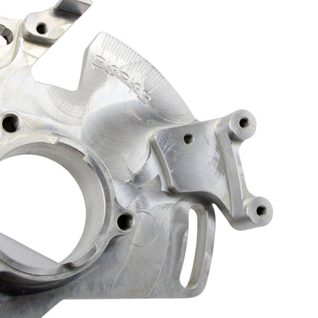Photo of Performance Machined Aluminum Adjustable Stator Timing Back Plate for Yamaha YFZ350 Banshee 1987-2006 Sparkling Silver by RM STATOR - Premium for UTVs / Side by Sides