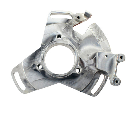Photo of Performance Machined Aluminum Adjustable Stator Timing Back Plate for Yamaha YFZ350 Banshee 1987-2006 Sparkling Silver by RM STATOR - Premium for UTVs / Side by Sides