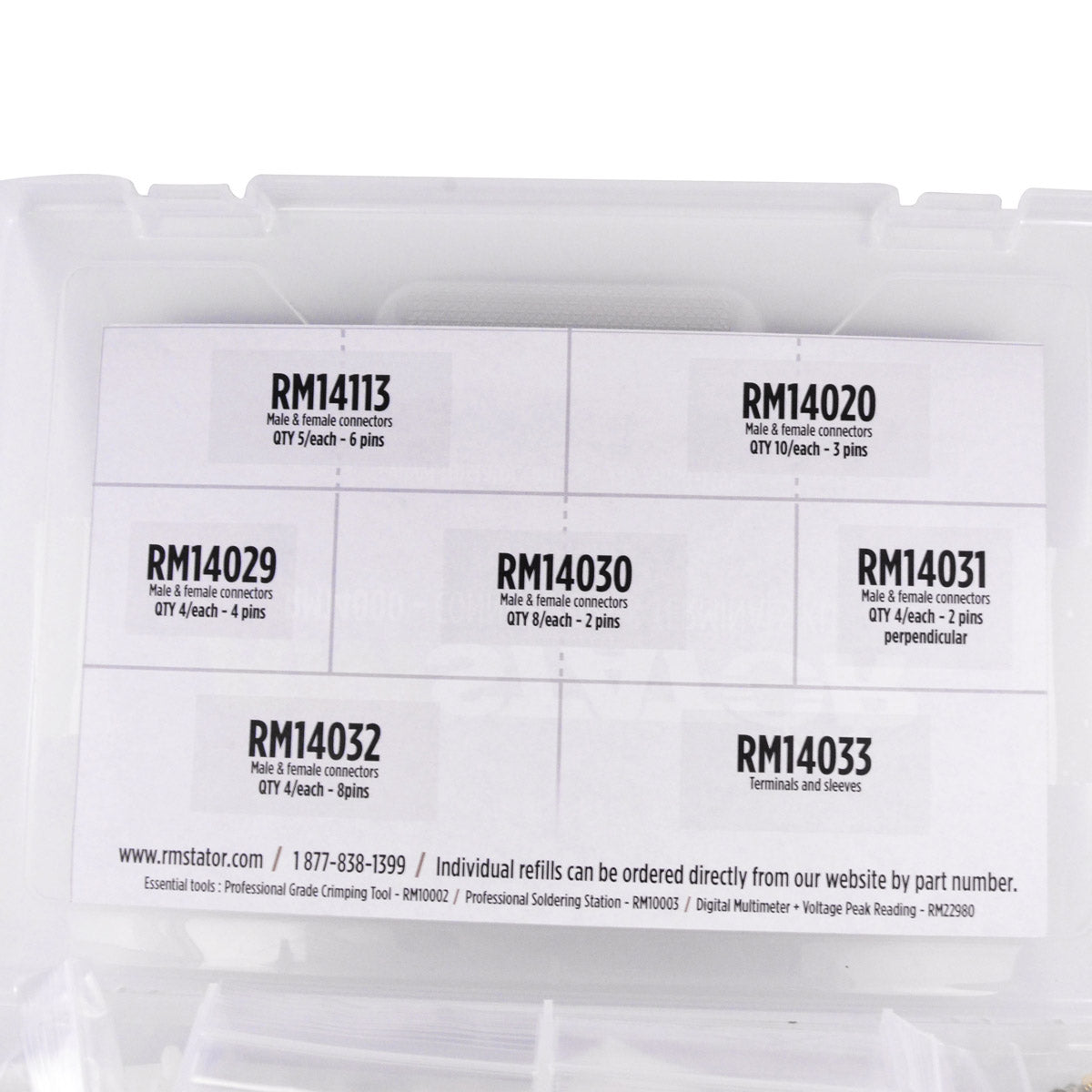 Photo of Universal Connector Kit over 36 Pieces for ATV Inboard Motocycle PWC Outboard Scooter Snowmobile Tractor UTV by RM STATOR - Premium for UTVs / Side by Sides