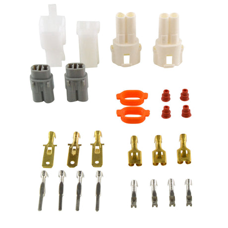 Photo of Connectors Kit for Yamaha YFM 350 Big Bear YFM 350 Moto-4 YFM 350 Warrior YFM 400 Kodiak 1993-1998 by RM STATOR - Premium for UTVs / Side by Sides