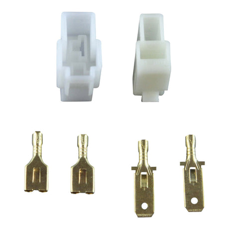 Photo of Universal 2-Pin Perpendicular Connector Kit (4/Pack) by RM STATOR - Premium for UTVs / Side by Sides