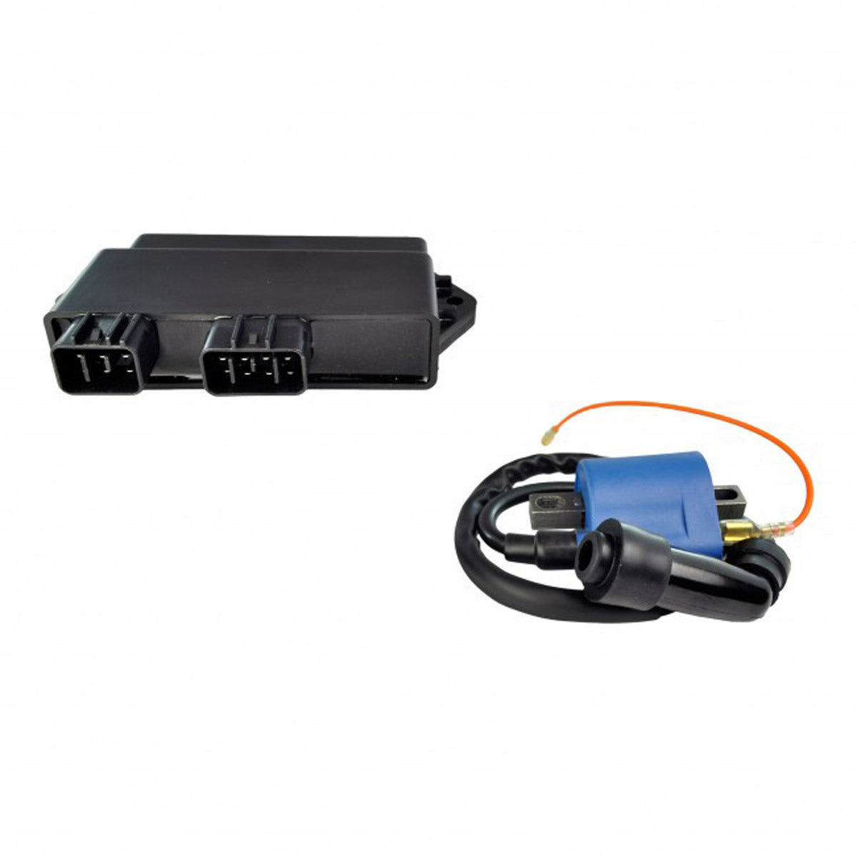 Photo of Kit PeakRP CDI Box + External Ignition Coil for Yamaha YFM 350 Warrior 1997-2001 by RM STATOR - Premium for UTVs / Side by Sides