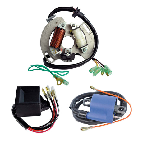 Photo of Kit High Output Stator + PeakRPM CDI Box + External Ignition Coil for Yamaha YFS 200 Blaster 1988 1990-2002 by RM STATOR - Premium for UTVs / Side by Sides