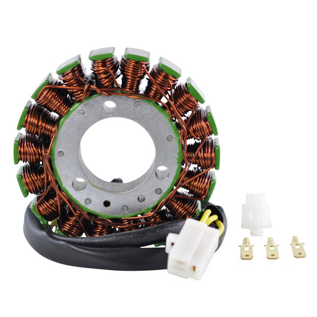 Photo of Kit Stator + Voltage Regulator Rectifier + PeakRPM CDI Box + External Ignition Coil for Kawasaki KLF 300 Bayou 1986-1987 by RM STATOR - Premium for UTVs / Side by Sides