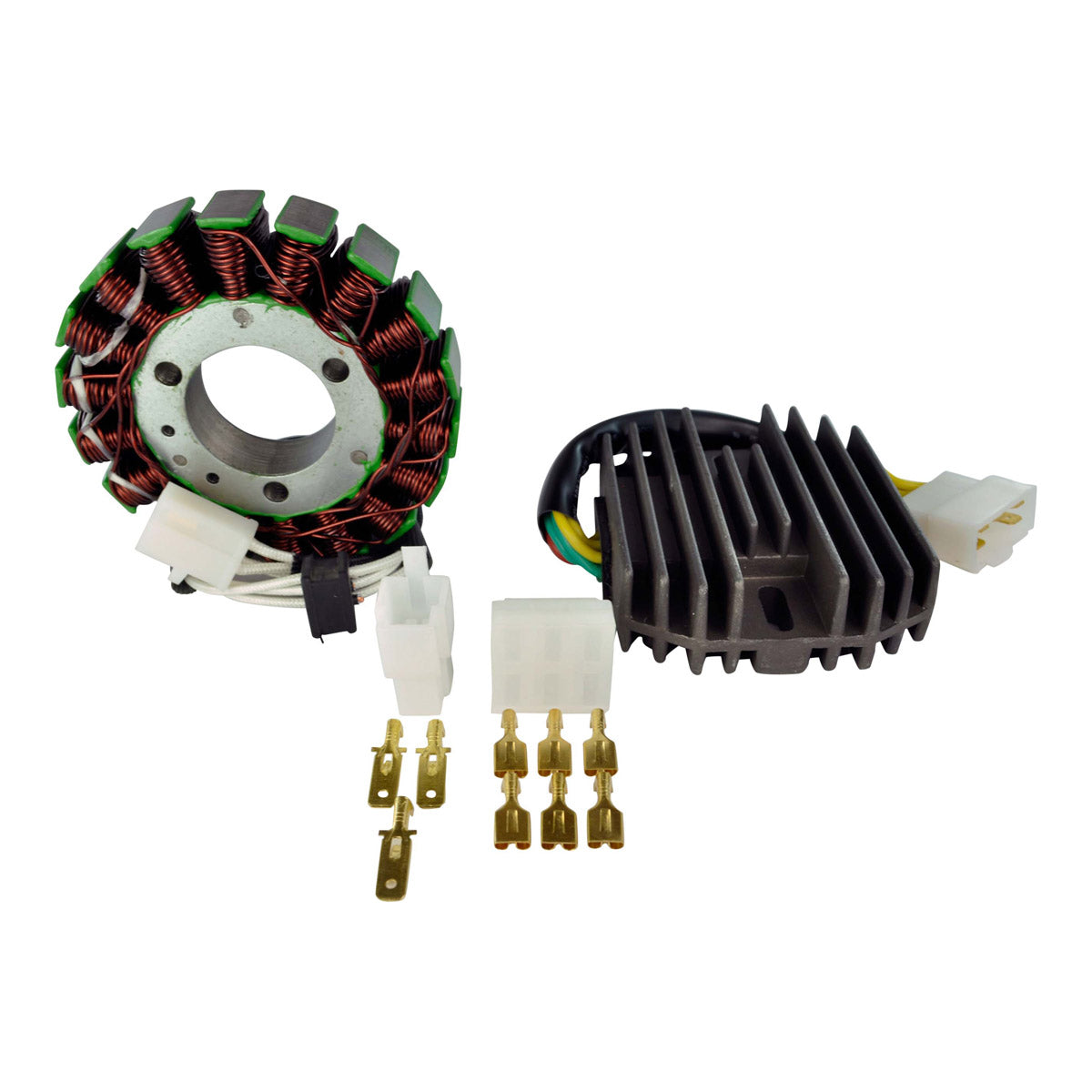 Photo of RM STATOR Kit Generator Stator + Voltage Regulator Rectifier for Suzuki GSXR 600 GSX-R 750 2000-2003 by RM STATOR - Premium for UTVs / Side by Sides