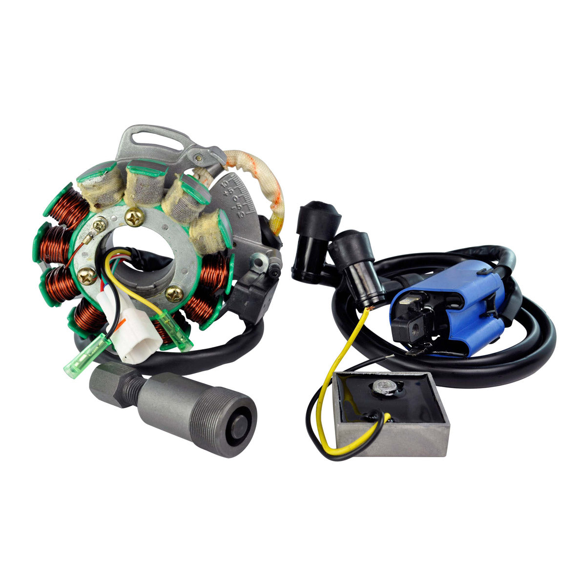 Photo of Kit Stator 200 W + Regulator Rectifier + Ignition Coil + Flywheel Puller for Yamaha YFZ 350 Banshee 1995-2006 by RM STATOR - Premium for UTVs / Side by Sides