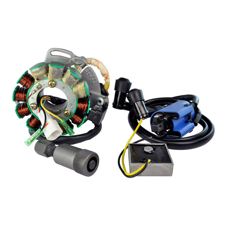 Photo of Kit Stator 200 W + Regulator Rectifier + Ignition Coil + Flywheel Puller for Yamaha YFZ 350 Banshee 1995-2006 by RM STATOR - Premium for UTVs / Side by Sides