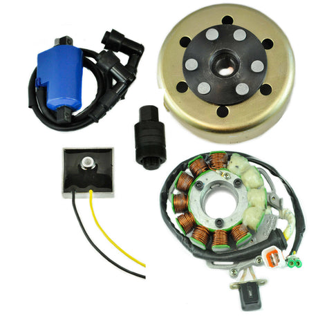 Photo of Kit Stator 200 W + Regulator + Coil + Flywheel + Puller for Yamaha YFZ 350 Banshee 1995-2006 | # 3GG-85510-00-00 by RM STATOR - Premium for UTVs / Side by Sides