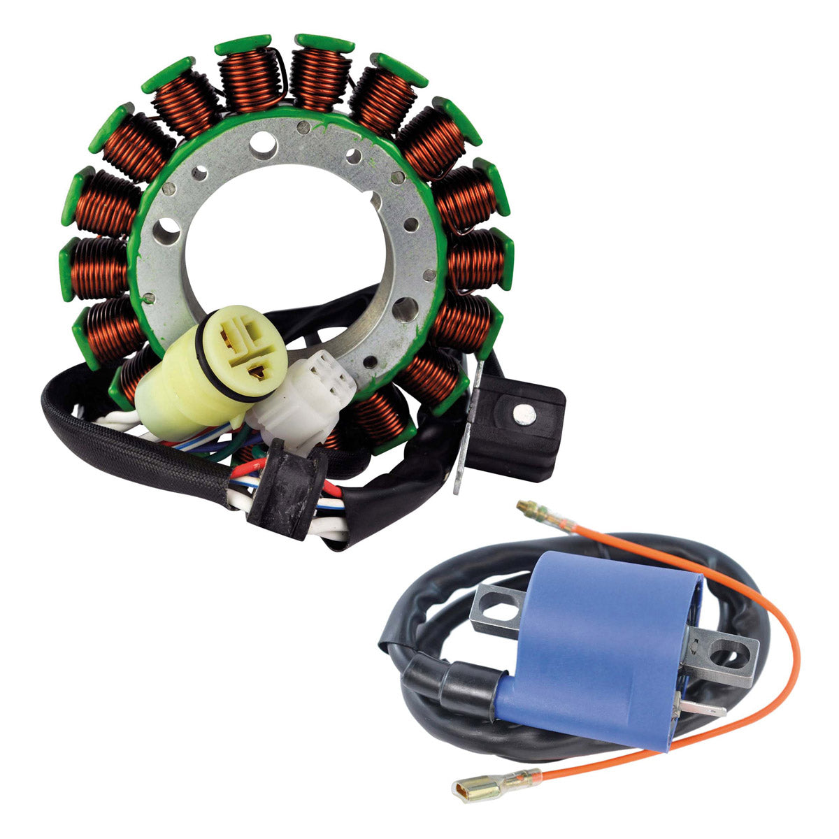 Photo of HO Stator + Ignition Coil for Yamaha 350 Raptor 400 Big Bear Warrior 2000-2013 by RM STATOR - Premium for UTVs / Side by Sides