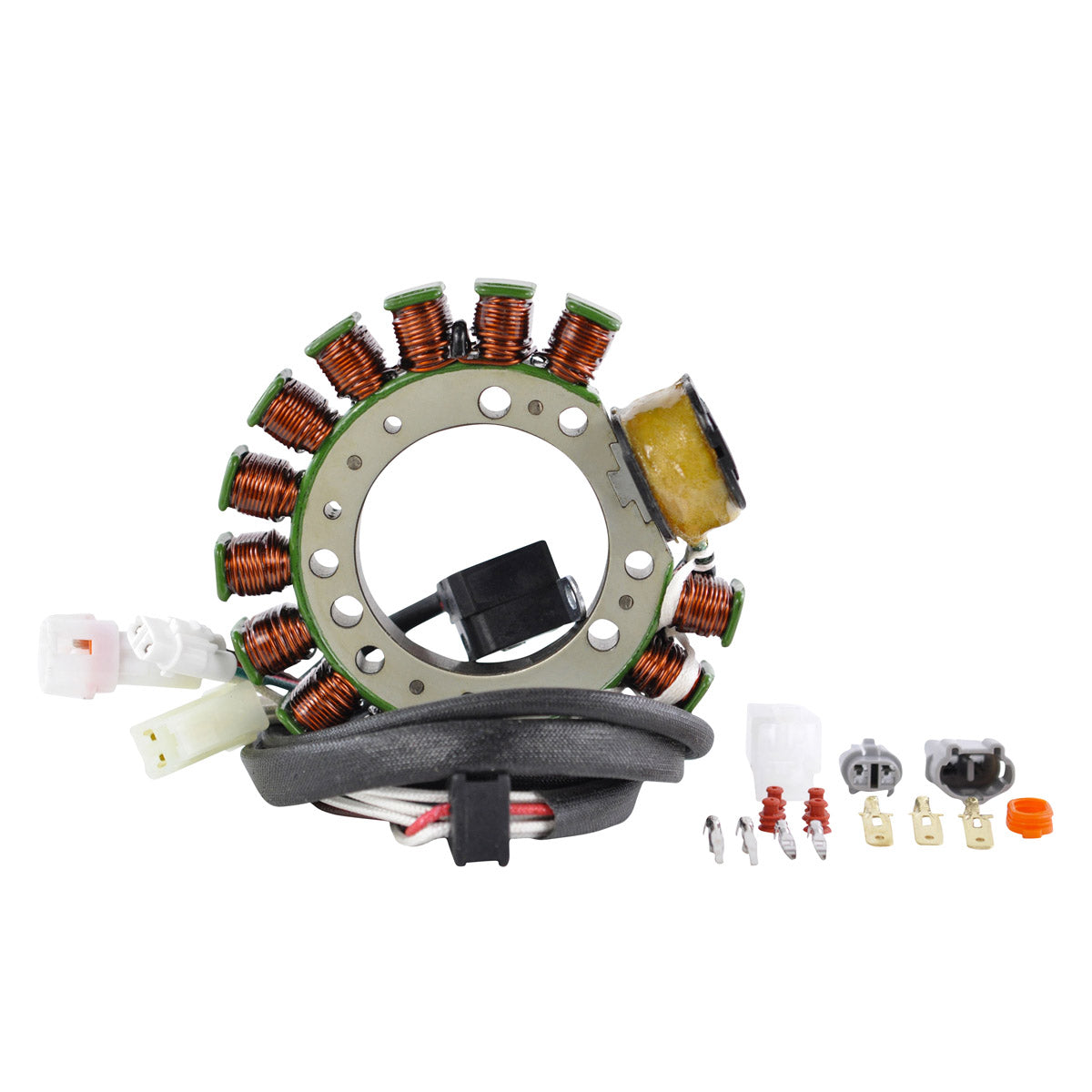 Photo of Stator + CDI Box + Ignition Coil + Gasket for Yamaha YFM 350 Warrior 1997-2001 by RM STATOR - Premium for UTVs / Side by Sides