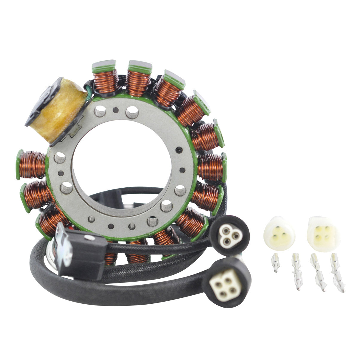 Photo of Stator + CDI Box + Ignition Coil + Gasket for Yamaha YFM 350 Warrior 1990-1995 by RM STATOR - Premium for UTVs / Side by Sides
