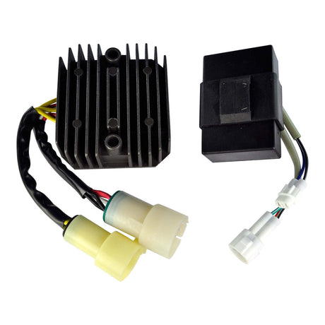 Photo of Over-Voltage Protected CDI Box & Voltage Regulator Rectifier Upgrade for Kawasaki KLF 300 Bayou 1999-2004 by RM STATOR - Premium for UTVs / Side by Sides