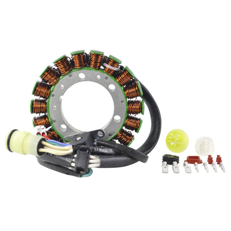 Photo of Kit HO Stator + External Ignition Coil + Crankcase Cover Gasket for Yamaha YFM 350 Warrior / Raptor 2002-2013 by RM STATOR - Premium for UTVs / Side by Sides
